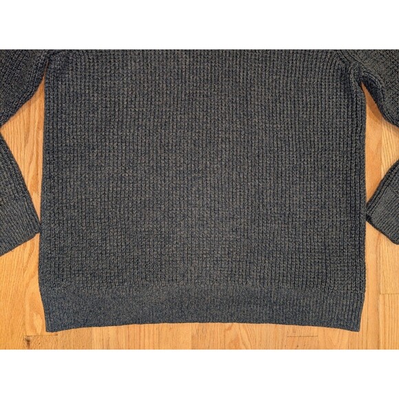 Men's L.L.Bean Organic Cotton Waffle Sweater Rollneck Crew Large Tall LT 515580 - Picture 2 of 7